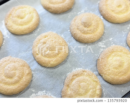 Freshly baked biscuits Freshly baked biscuits 135793920