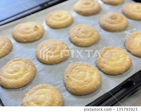 Freshly baked biscuits Freshly baked biscuits 135793923