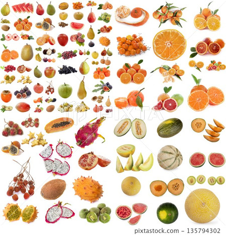 group of fruits 135794302