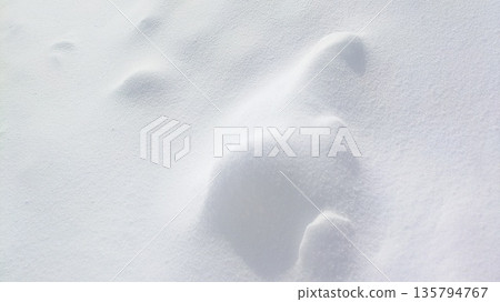 冬季雪景紋理背景(起伏) 冬季雪景紋理背景(起伏) 135794767