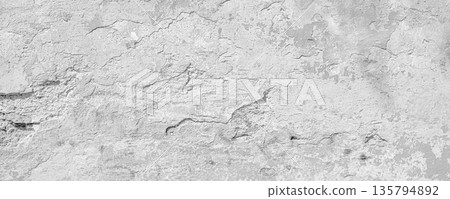 Gray damaged rough old crack wall texture 135794892