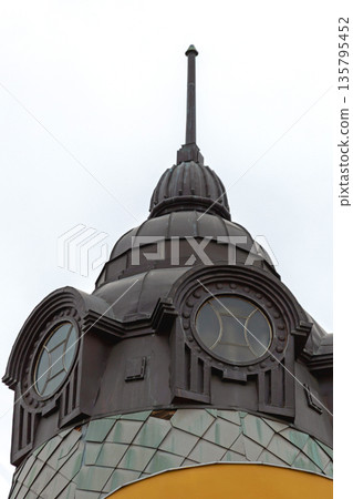 Black Rooftop Dome Black Rooftop Dome 135795452