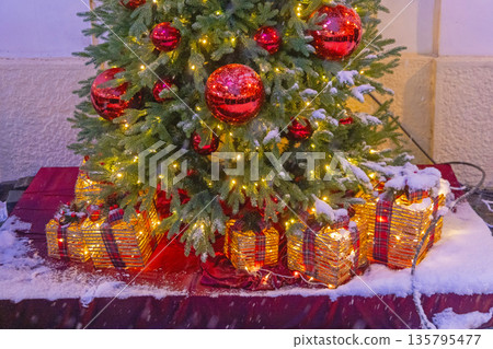 Glowing Gifts Christmas Tree 135795477