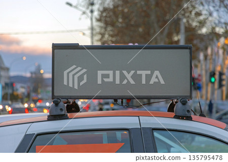 LED Display Taxi Top LED Display Taxi Top 135795478