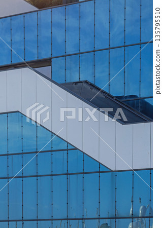 Glass Building Stairway Cannes 135795510