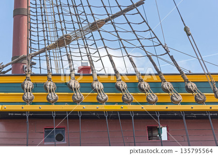 Tall Ship Rigging Tall Ship Rigging 135795564