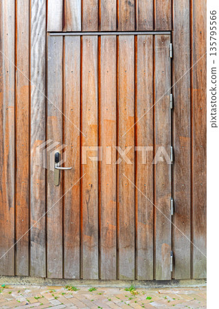 Wooden Door Electronic Lock 135795566