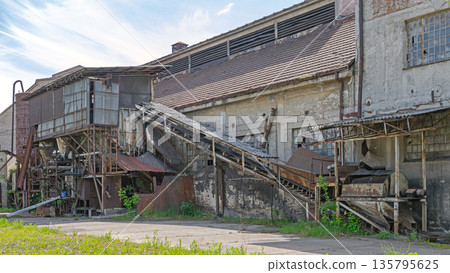 Abandoned Factory Conveyor 135795625
