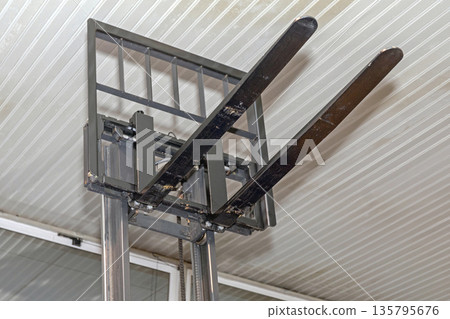 Reach Forks Forklift Truck Reach Forks Forklift Truck 135795676