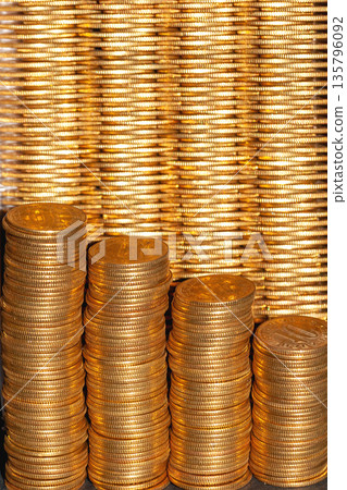 Coins Economy Down Crisis Coins Economy Down Crisis 135796092