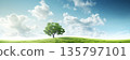 Green landscapes with sustainable energy production 135797101