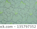 Silver and lime green textile texture with mosaic web pattern 135797352