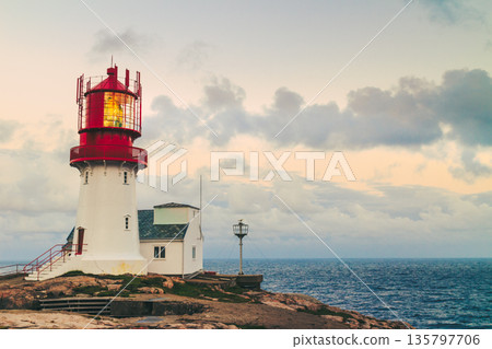Lindesnes Lighthouse in Norway 135797706
