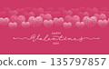 Happy Valentines Day Greeting Banner Or Card 135797857