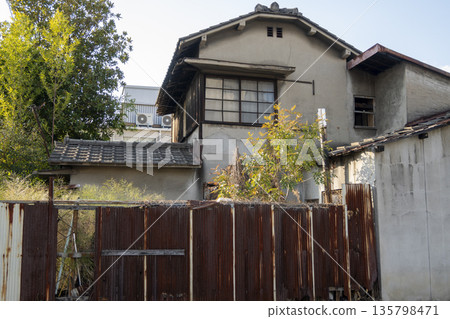 日本岡山縣岡山市古老而美麗的建築 135798471