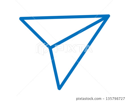 紙飛機圖示(發送圖示) 紙飛機圖示(發送圖示) 135798727