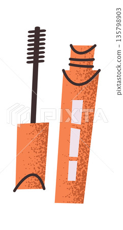 Mascara tube cosmetic styling accessory 135798903