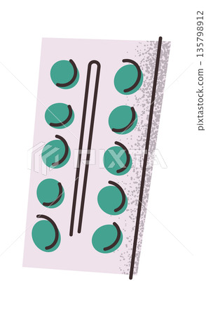 Birth control pills sticker design Birth control pills sticker design 135798912