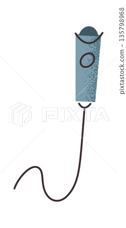 Hygiene women menstrual tampon sticker 135798968