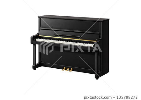 Grand piano illustration Music and performance image material 135799272
