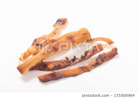 Grilled squid (overnight dried style) Dried seafood products Grilled squid (overnight dried style) Dried seafood products 135800964