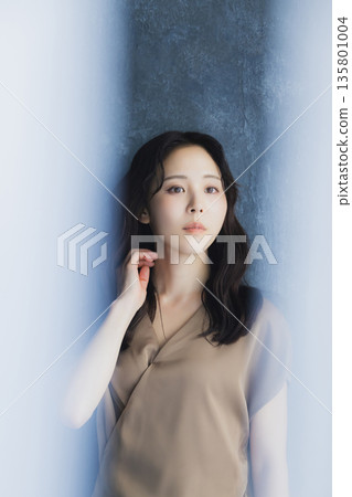 A woman by the window 135801004