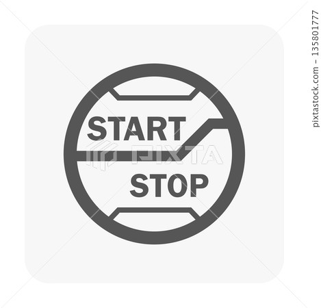 Start-Stop Engine Button Start-Stop Engine Button 135801777