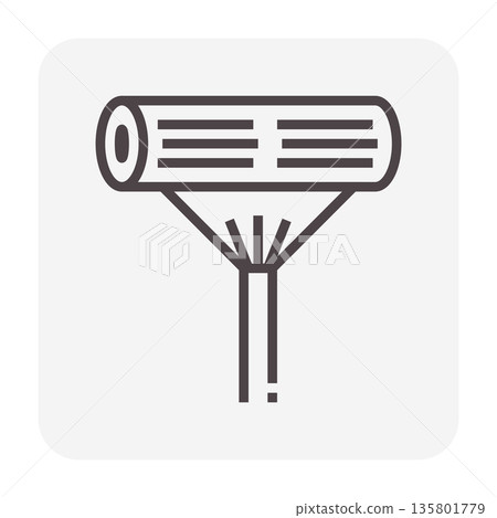 Squirrel Fan Cleaning Icon 135801779