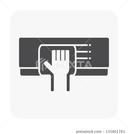 Air Conditioner Cleaning Icon 135801781