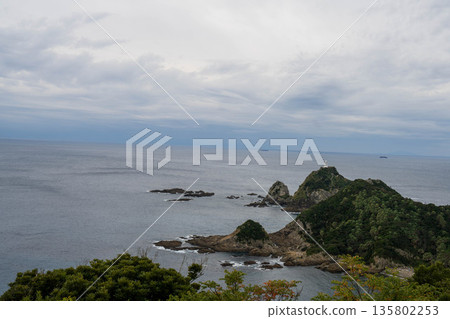 從佐田岬公園的觀景台上看到的海景 135802253