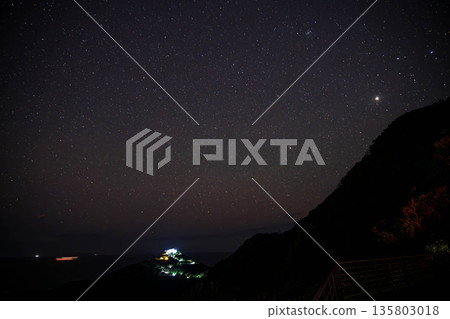 Starry sky seen from the Sata Misaki Park Observatory Starry sky seen from the Sata Misaki Park Observatory 135803018