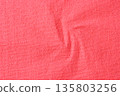 red texture of fabric textile, abstract image for fashion cloth design background 135803256