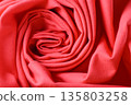red texture of fabric textile, abstract image for fashion cloth design background 135803258