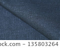 dark gray hemp viscose natural fabric cloth color; sackcloth rough texture of textile fashion 135803264