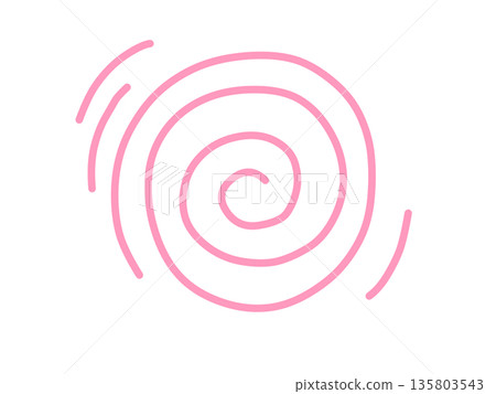 Simple tornado icon (pink) 135803543