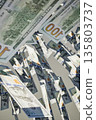 US Dollar Currency Exchange and Circulation Concept 3D Rendering Background 135803737
