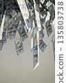 US Dollar Currency Exchange and Circulation Concept 3D Rendering Background 135803738