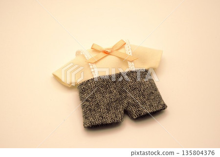 Plush clothes wool pants & suspenders 1 Plush clothes wool pants & suspenders 1 135804376