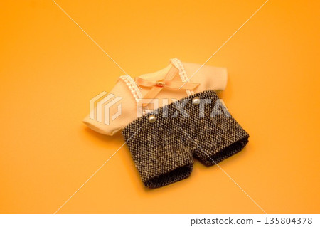 Plush clothes wool pants & suspenders 3 Plush clothes wool pants & suspenders 3 135804378