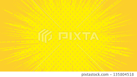 American comics concentration line background yellow American comics concentration line background yellow 135804518