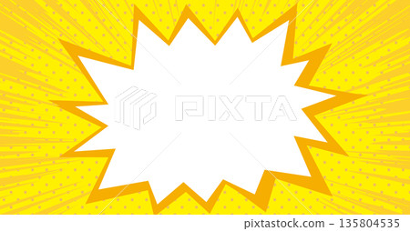 American comic background material yellow 135804535