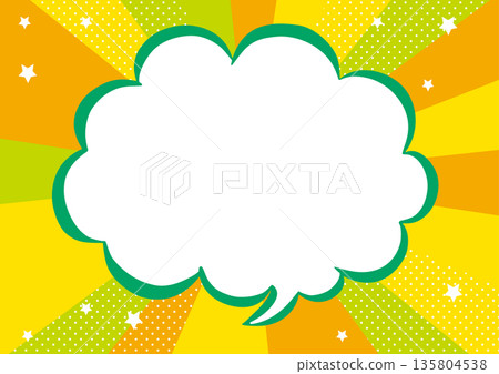 American comic background green and yellow American comic background green and yellow 135804538