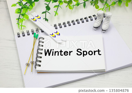 冬季運動的形象 冬季運動的形象 135804876