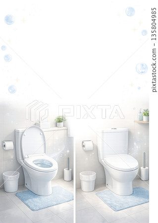 使用馬桶後，請蓋上蓋子並沖水。 135804985