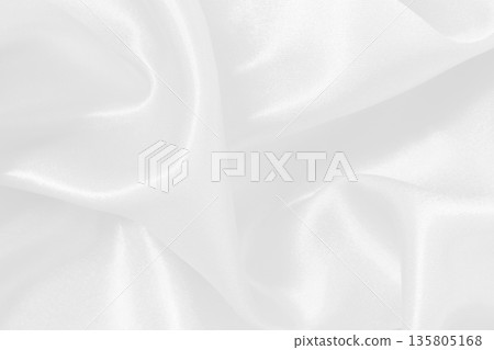 White fabric texture for background and design, beautiful pattern of silk or linen. White fabric texture for background and design, beautiful pattern of silk or linen. 135805168
