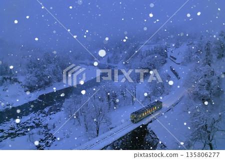 Snowing Iiyama Line 135806277