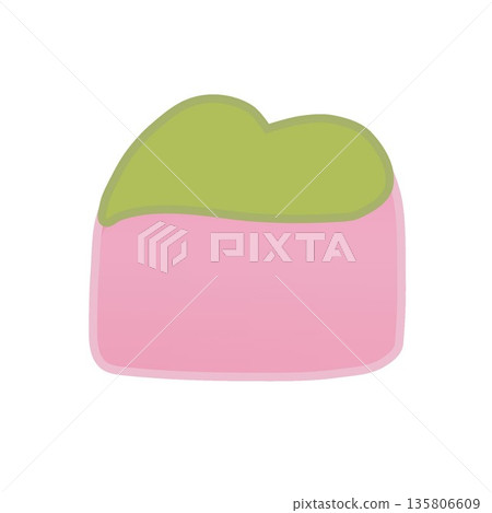 Heart-shaped strawberry chocolate illustration Heart-shaped strawberry chocolate illustration 135806609