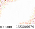 Soft pink cherry blossom frame 2 135806679