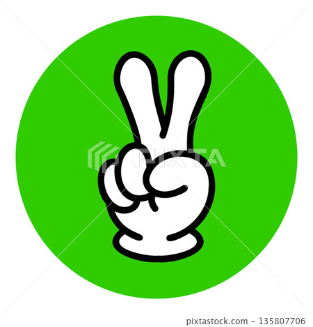 Rock-paper-scissors icon single rock Rock-paper-scissors icon single rock 135807706