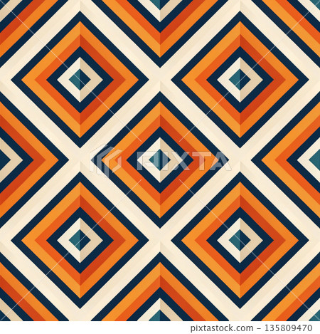 seamless pattern with geometric shapes. vector illustration seamless pattern with geometric shapes. vector illustration 135809470